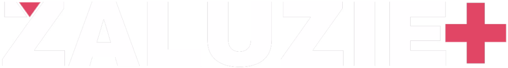 logo žaluzie+ bila